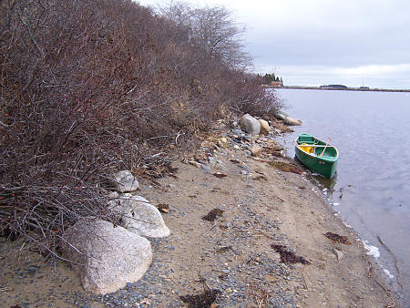 Ashore on a small island near home