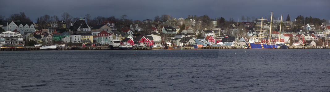 Panorama of Lunenburg taken with the FinePix S1800