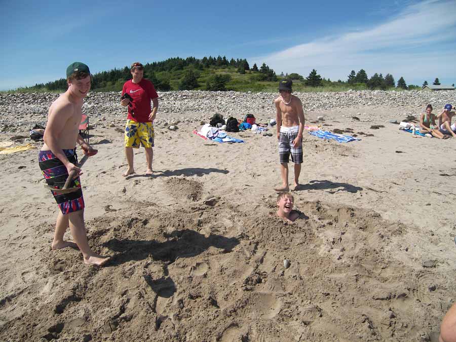 Fun in the sand 
